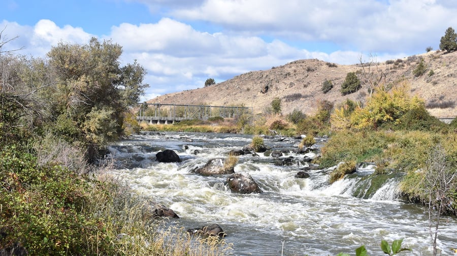 Klamath River ved Klamath Falls