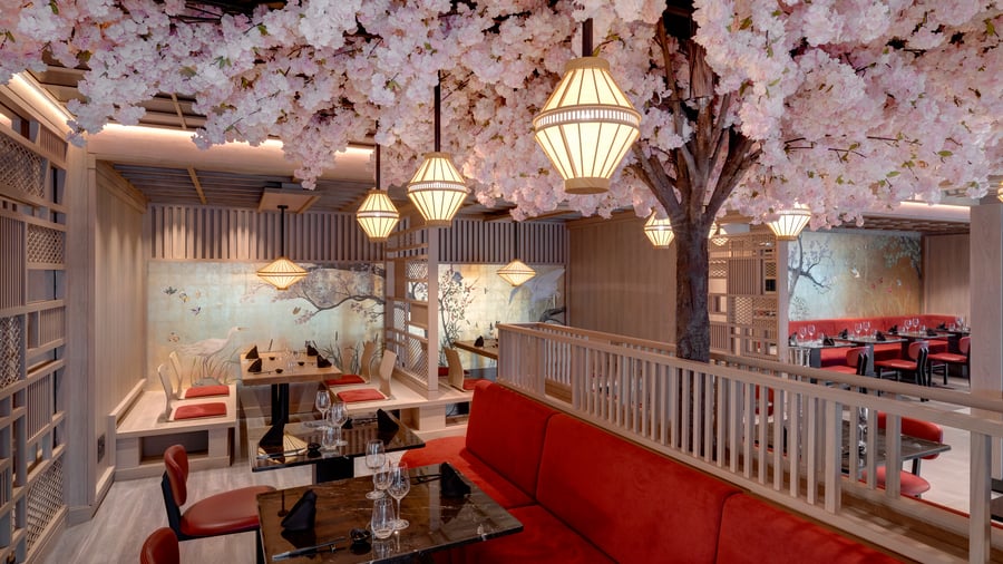 Japansk elegance på Sakura ombord