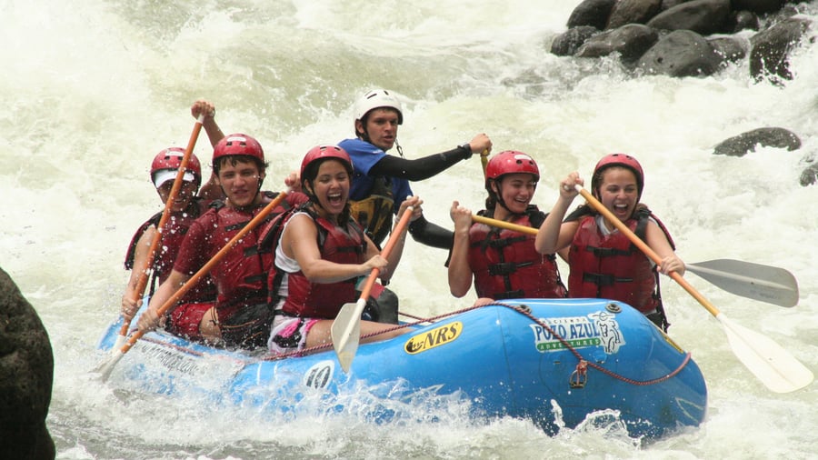 River rafting på Costa Rica