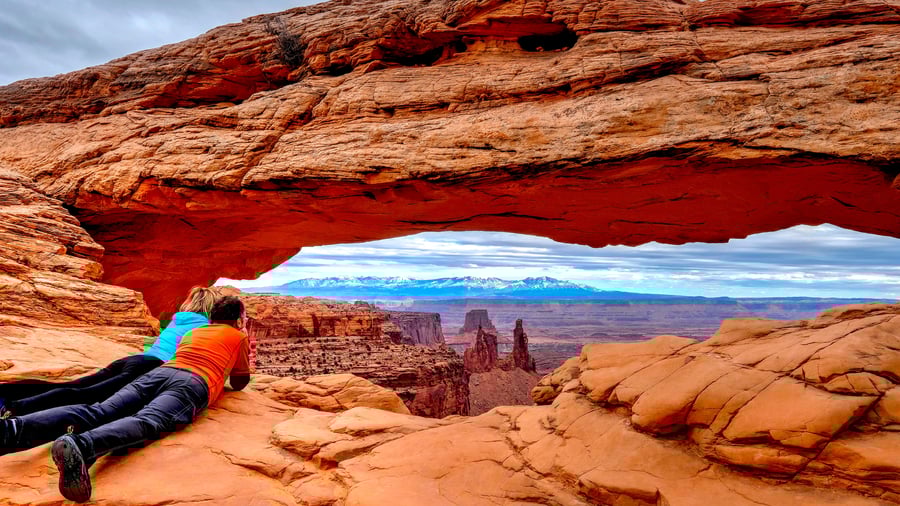Mesa Arch i Canyonlands National Park i Utah