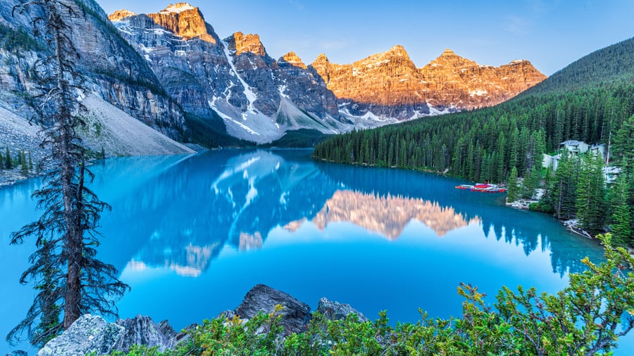 Canadas smukkeste sø, Moraine Lake