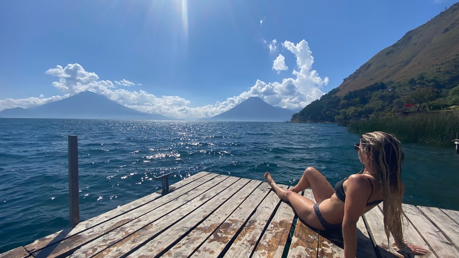 Guatemala är känt för sina vackra sjöar