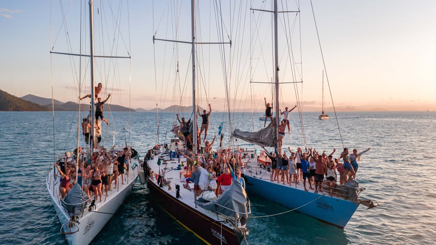 Seglingen i Whitsundays är ett måste!