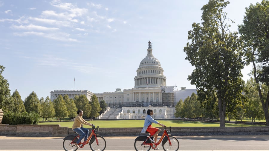 Washington DC er en cykelvenlig by