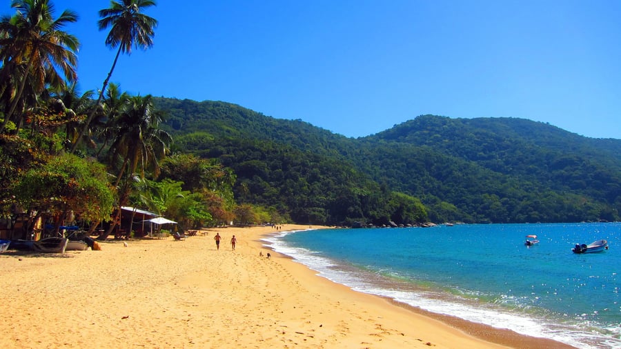 Beaches of Ilha Grande in Brazil