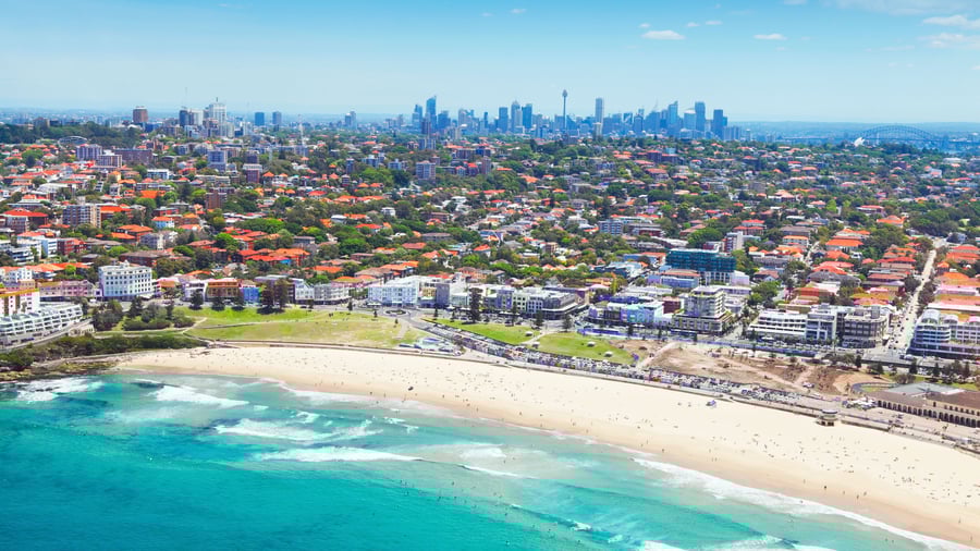 Bondi Beach i Sydney