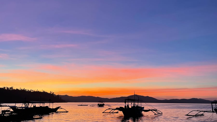 Sunset in the Philippines