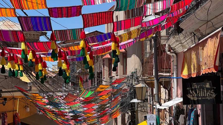 Streets in Bolivia