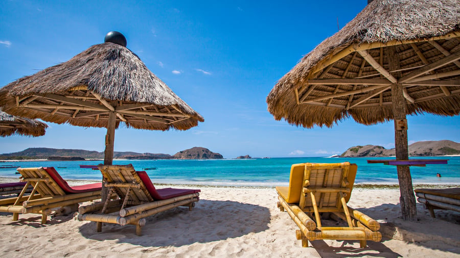 Strand vid Mandalika