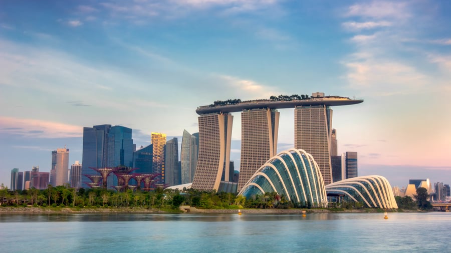Include Singapore as a stop over destination.