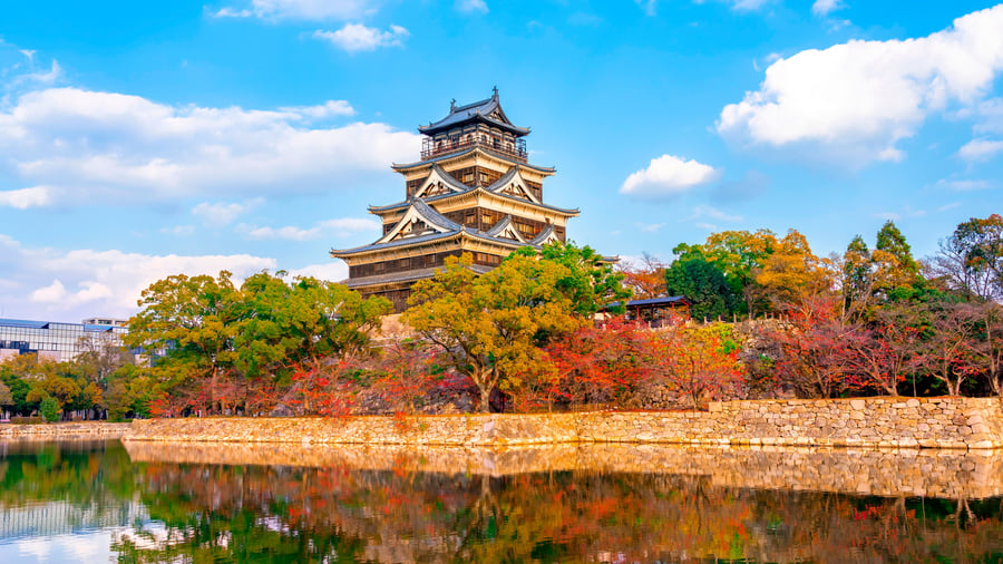 Hiroshima-slottet i Hiroshima