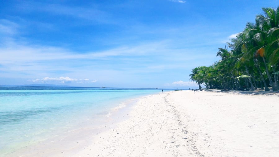 Sandstrand på Panglao