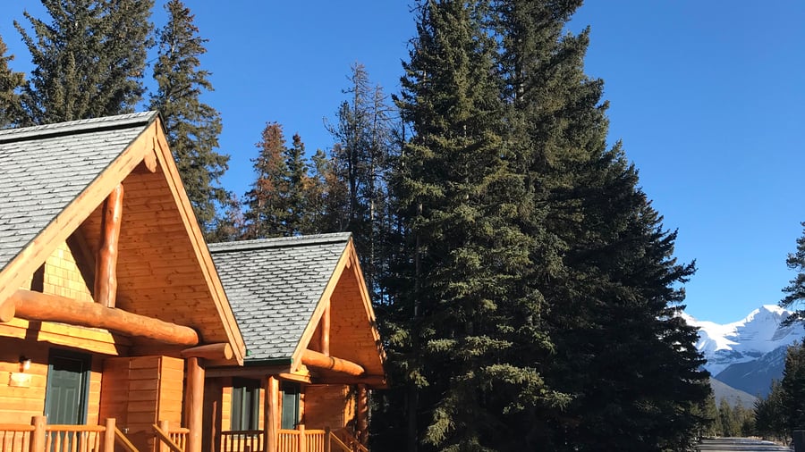 Snødekte fjell i Canada