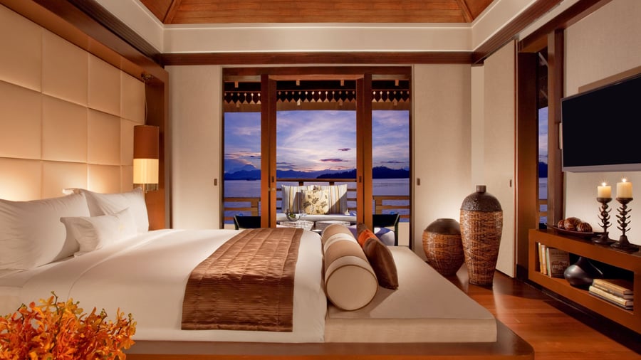 Villa mellem regnskoven på Gaya Island Resort