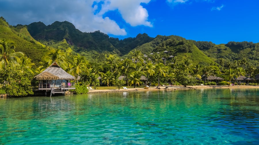 Moorea i Fransk Polynesien er en Stillehavsperle 