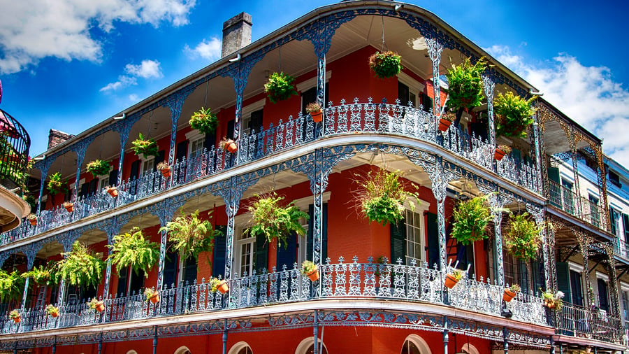 The French Quarter in New Orelans