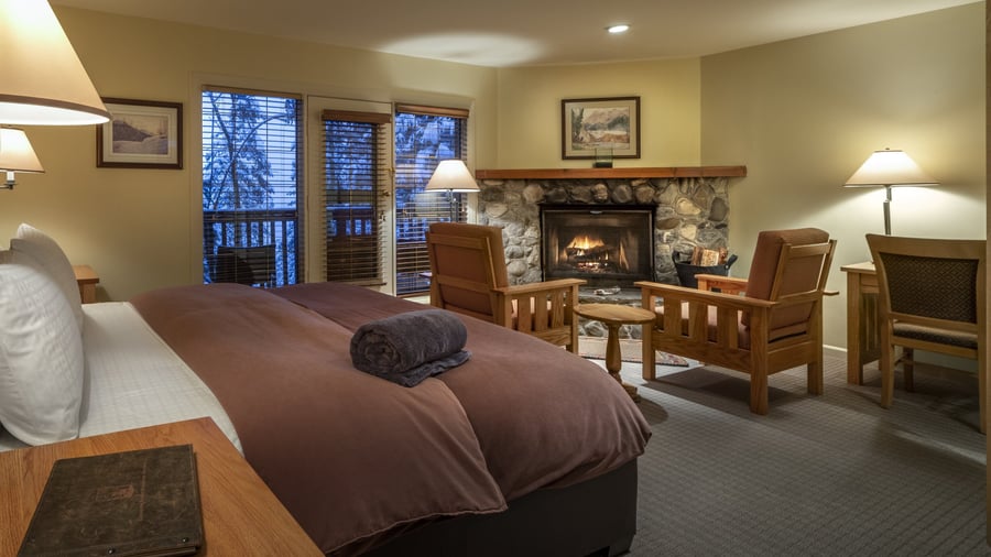 Værelse på Emerald Lake Lodge