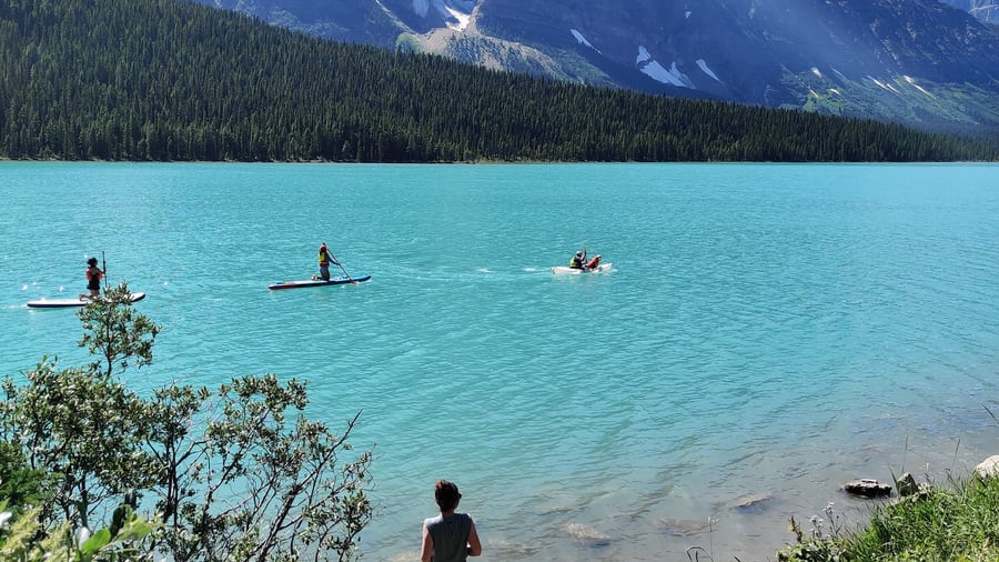 Clear blue waters