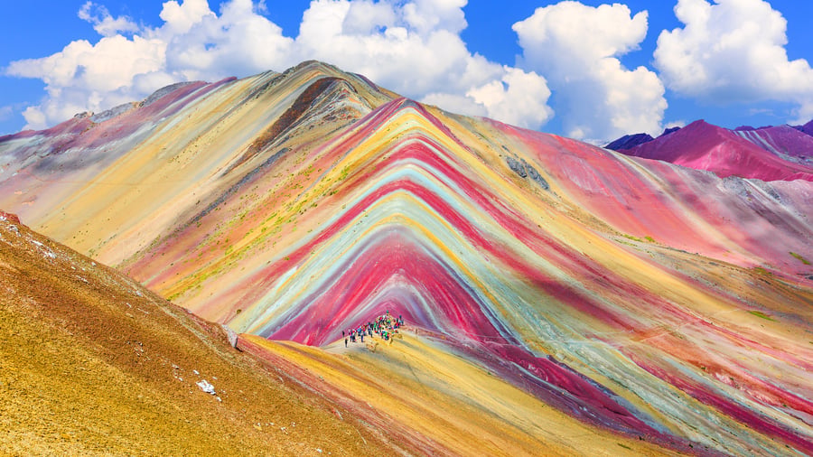 Rainbow Mountain in Peru