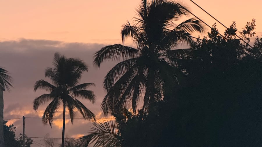 Sunset in the Galapagos