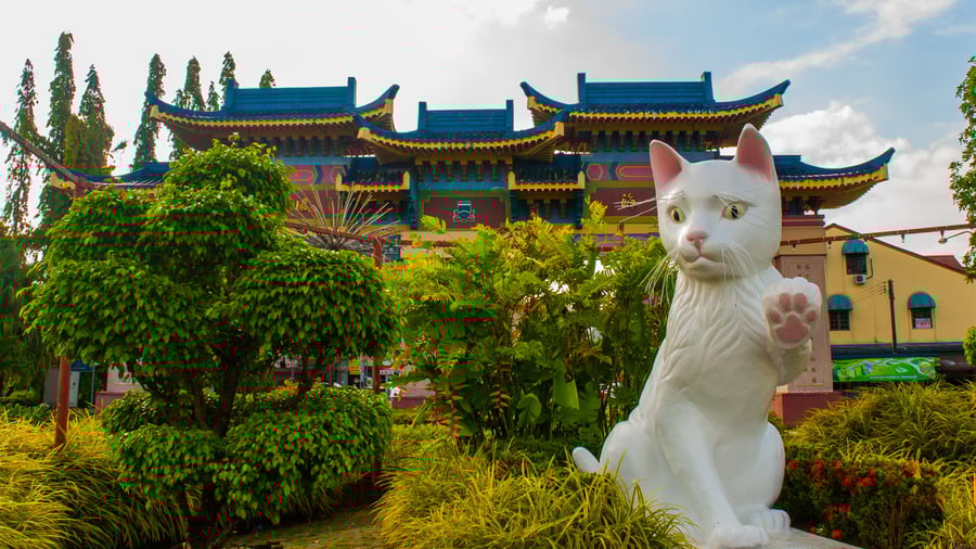 Tempel i Kuching, Malaysia