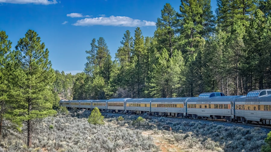 Tog fra Williams til Grand Canyon