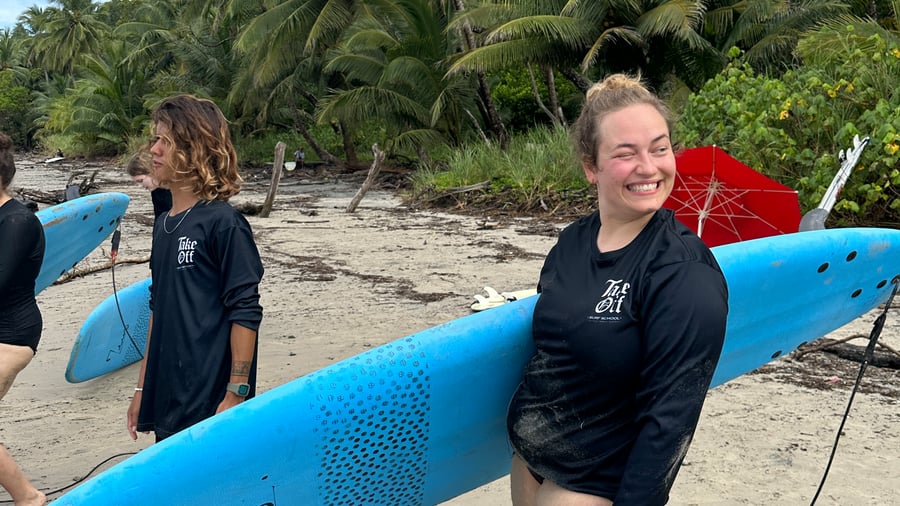 Learn to surf in Costa Rica