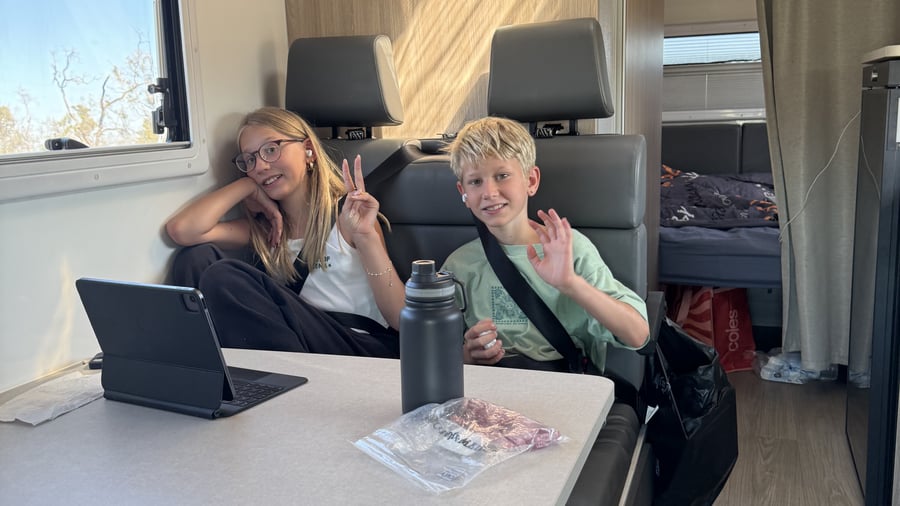 Camperreis met het gezin