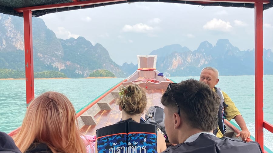 Boat to Khao Sok National Park