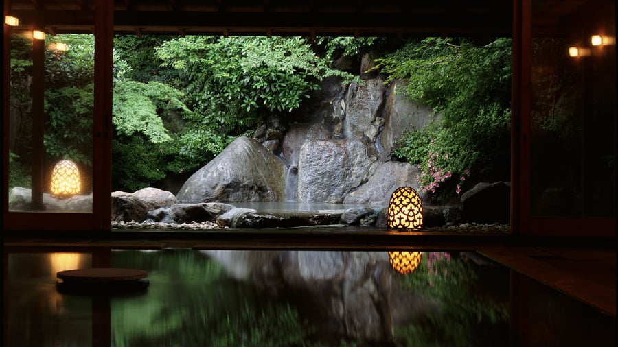 Onsen på Gora Kadan