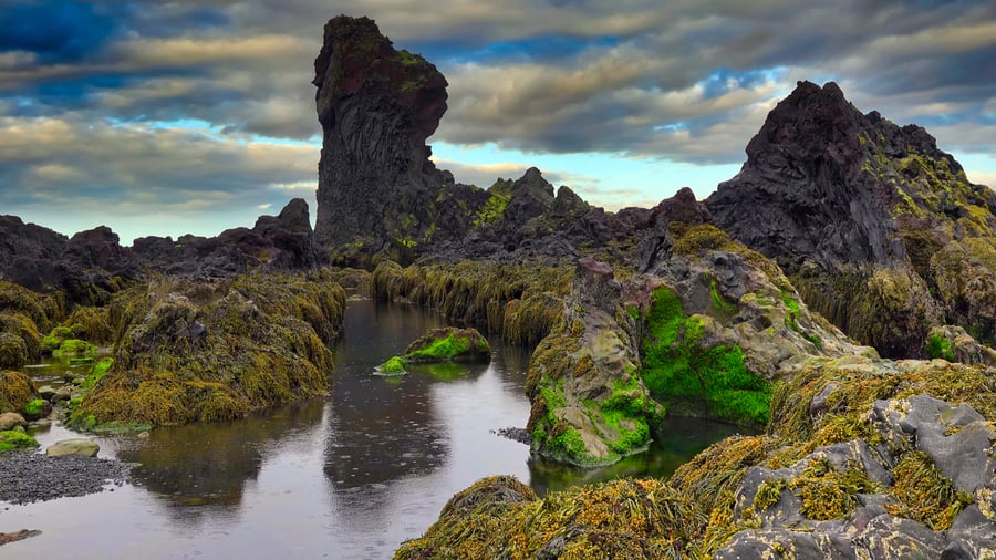Djúpalónssandurn på Snæfellsnes-halvøen