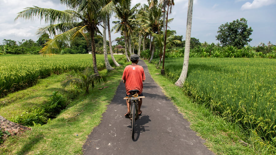 Local bike lanes in Labuan Bajo