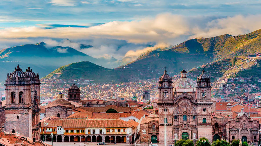 Plaza de Armas i historiske Cusco