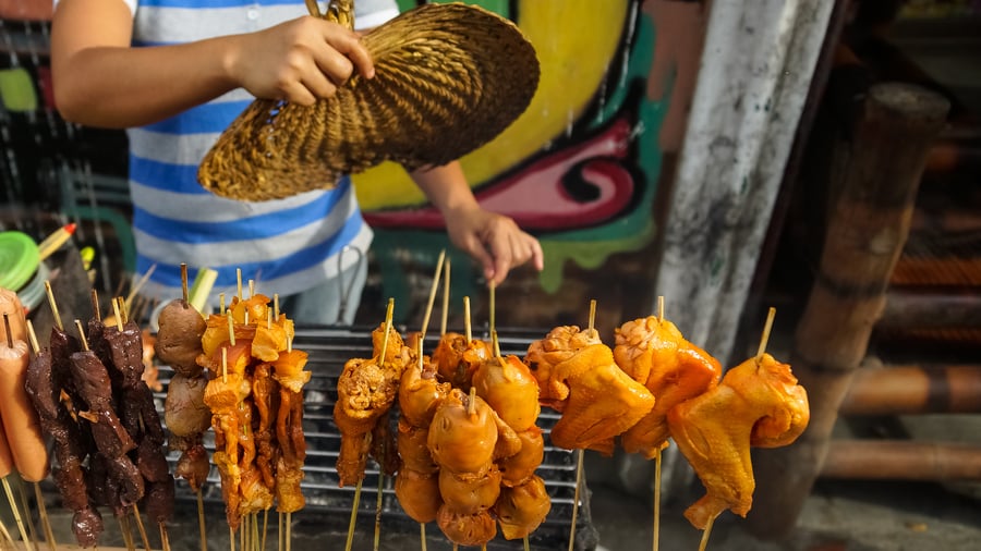 Street food i Manila