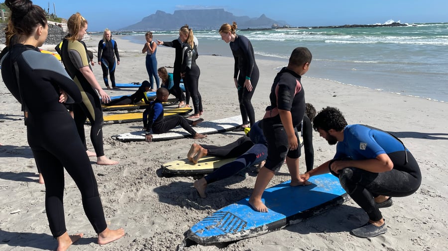 Sport project in Kaapstad