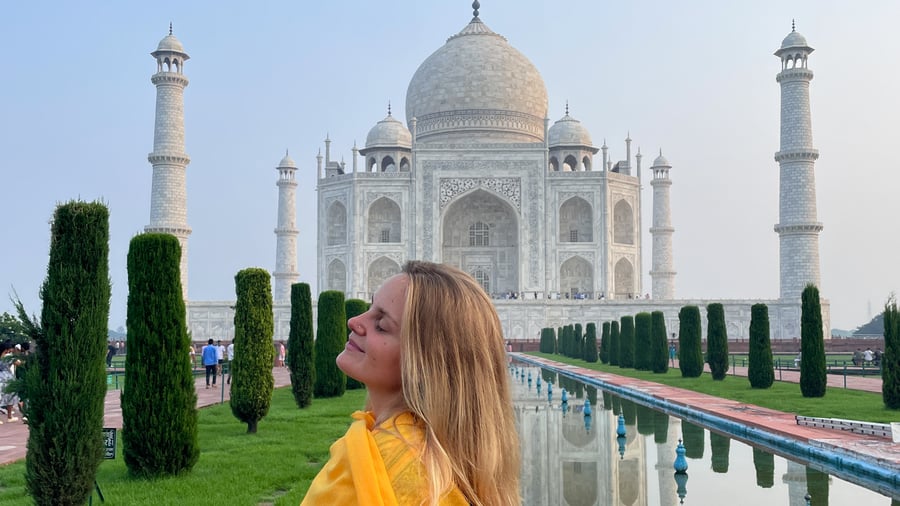 Fantastiske Taj Mahal