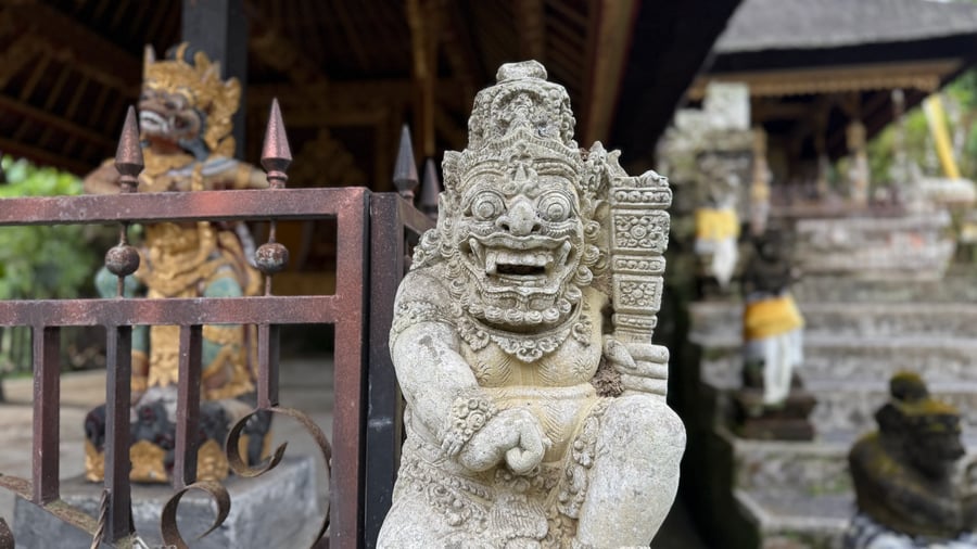 Traditional Balinese statue
