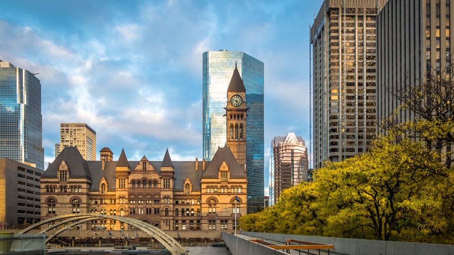Old City Hall i det centrale Toronto, Ontario