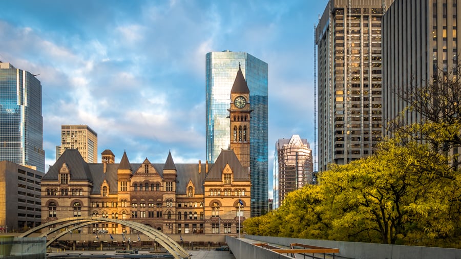 Old City Hall i det centrale Toronto, Ontario