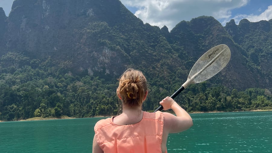 Kayak in Khao Sok