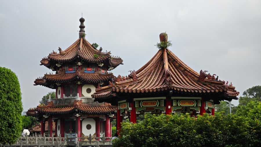 Bezoek kleurrijke tempels in Taipei