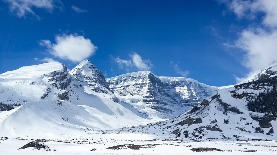Columbia Icefields mountain