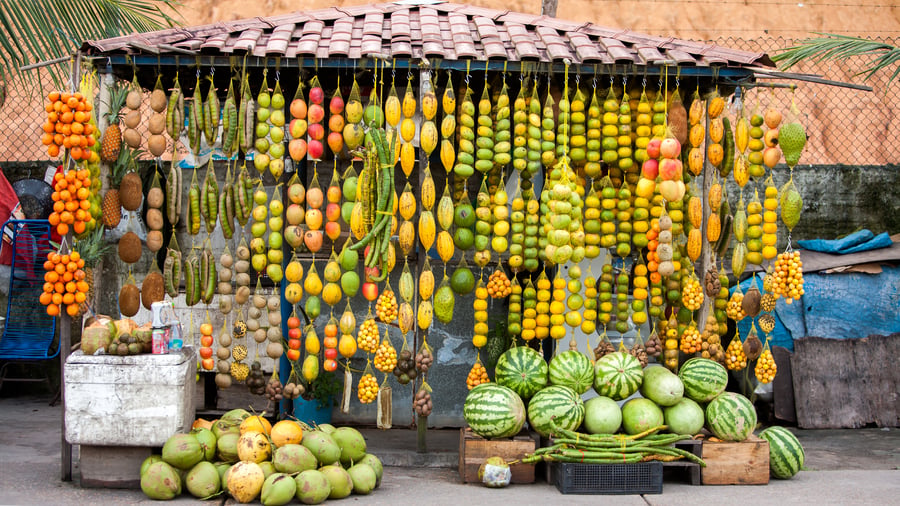 Fruit stall in Brazil