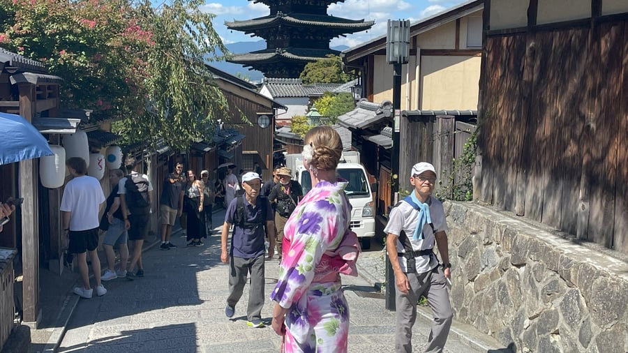 Klä dig i traditionella japanska kläder