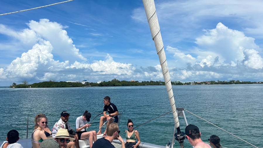 Catch a boat back to Mexico