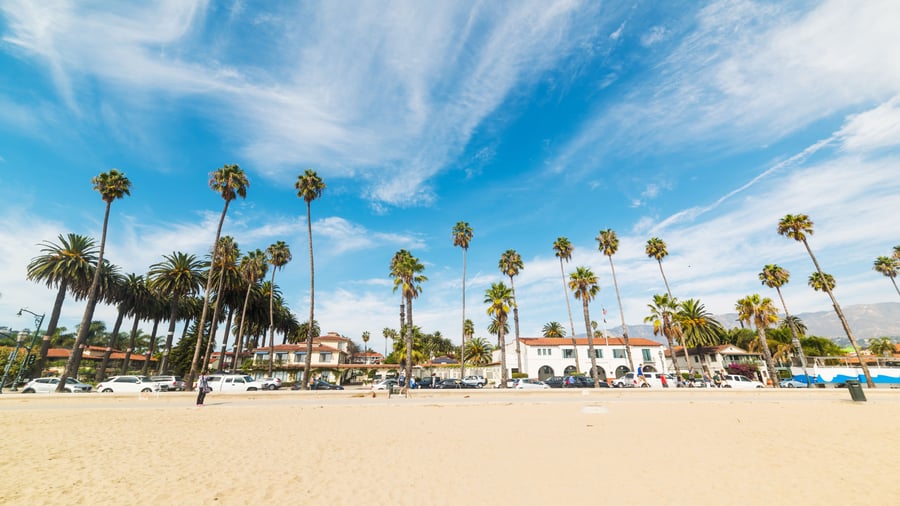 Stranden ved Santa Barbara