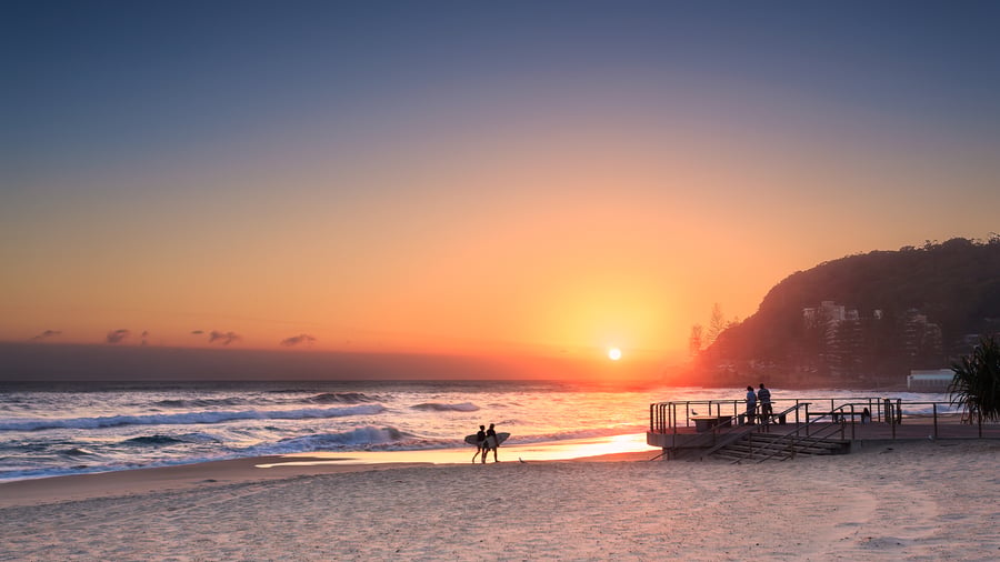 Upplev den avslappnade stämningen på Gold Coast