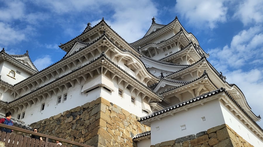 Himeji-slottet er også kendt som Den Hvide Hejre
