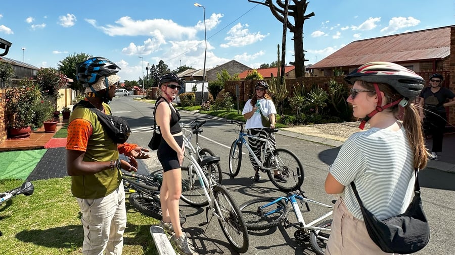 Cycling tour in Soweto
