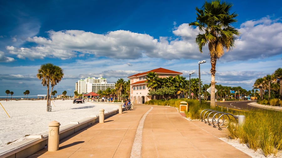 Clearwater Beach i Florida